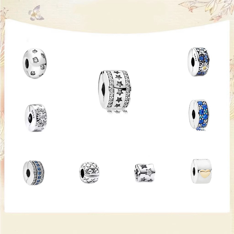 Daisy Sun and Moon Fixed Clip Bracelet for Women, Beaded Loose Beads DIY Accessories, Niche Design, High-End Light Luxury and Exquisite