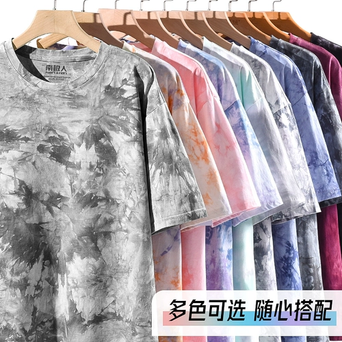 Tide, японская ретро хлопковая футболка с коротким рукавом, с медвежатами, оверсайз, большой размер