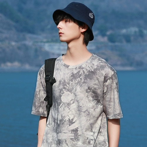 Tide, японская ретро хлопковая футболка с коротким рукавом, с медвежатами, оверсайз, большой размер