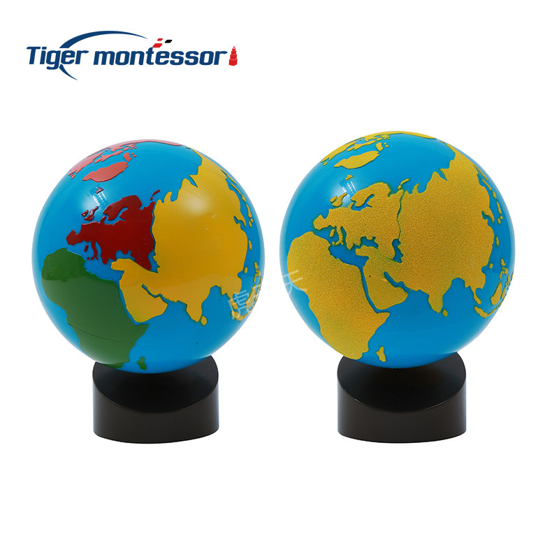 Montessori Montessori teaching aids Sea, land and sand globe