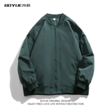 Цветная демисезонная куртка, бейсбольная форма с молнией, в американском стиле