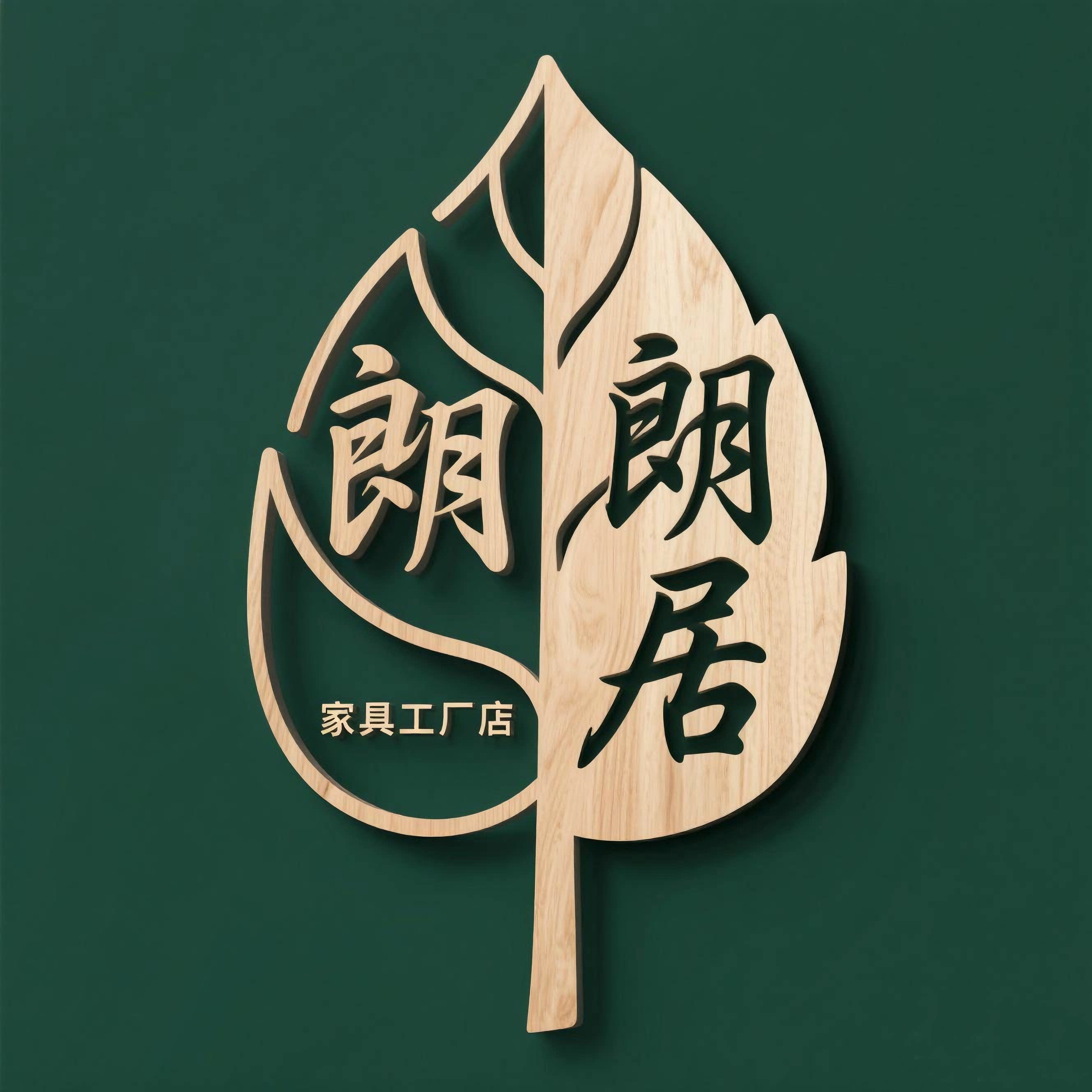 朗居家具工厂店的LOGO
