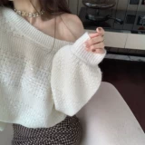 Блестки для ногтей, свитер, осенний сексуальный трикотажный лонгслив, 2019