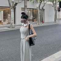 FBB limit Летний комплект, дизайнерская толстовка, топ без лямок для отдыха, штаны