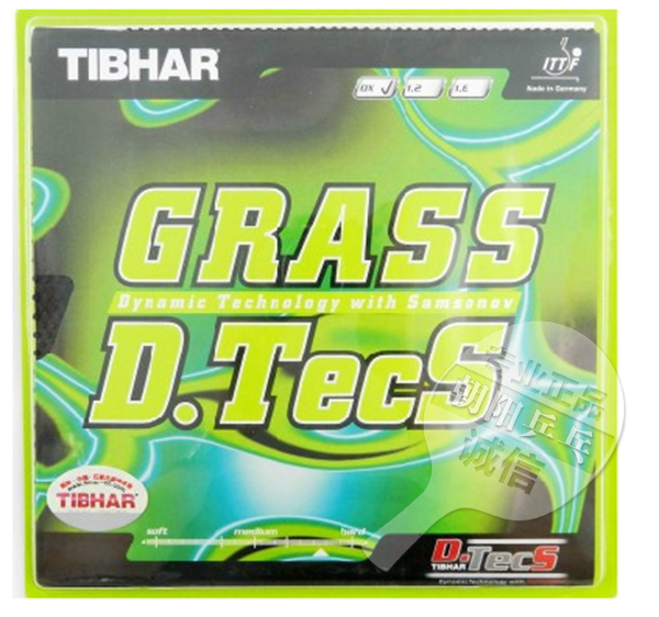 Tibhar tall and straight GRASS D TECS grass can long glue single rubber table tennis single rubber