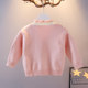 0-1-2-3-4 year old baby girl spring and autumn clothes long sleeve cardigan girls sweater one year old baby knitted sweater top cotton