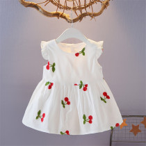 Baby girl dress suspender dress summer newborn Korean version of cotton dress 0-1-2-3 years old baby vest dress