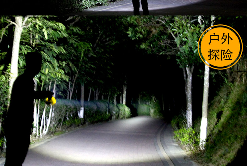 Yage LED tìm kiếm ánh sáng đèn pin chói sạc tầm xa xách tay đèn ngoài trời chiếu sáng đèn pin nhà khẩn cấp đèn pin siêu sáng mini