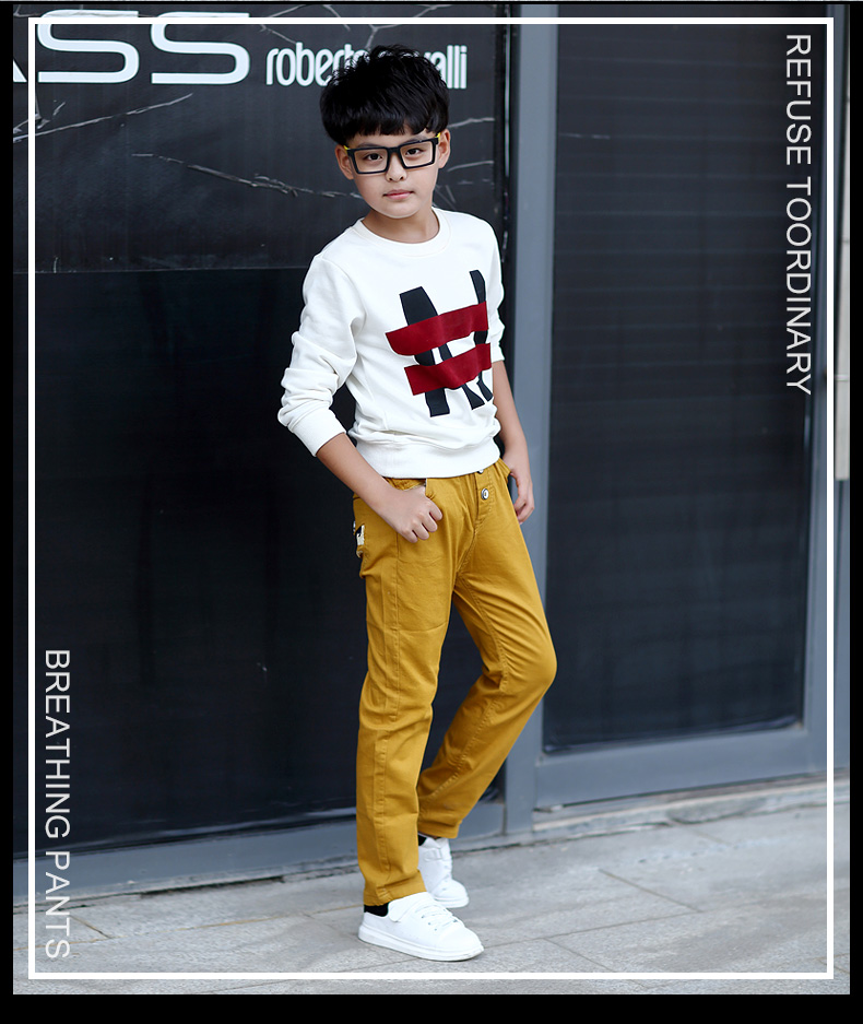 Pantalon garcon mxbn1506 en coton - Ref 2054494 Image 8