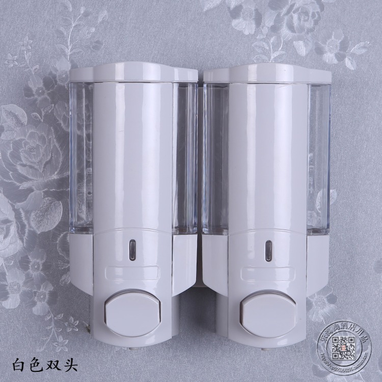 Double-head soap dispenser wall-mounted soap dispenser lotion bottle soap box hand sanitizer bottle shower bottle