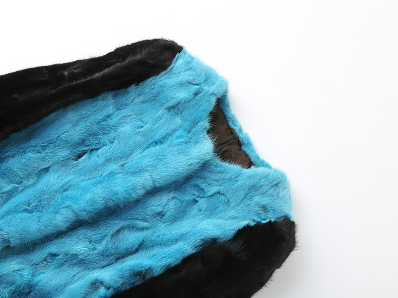Papo Shidi 2018 Haining mùa xuân mới mink fur cỏ ladies chính tả da lộn áo khoác vòng cổ áo áo khoác nữ lông cừu cao cấp
