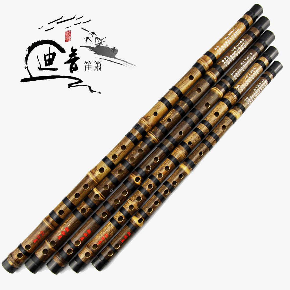 Dimusicians Professional Section Purple Bamboo Flute 5 Sets Bagpipe Flute Promotion