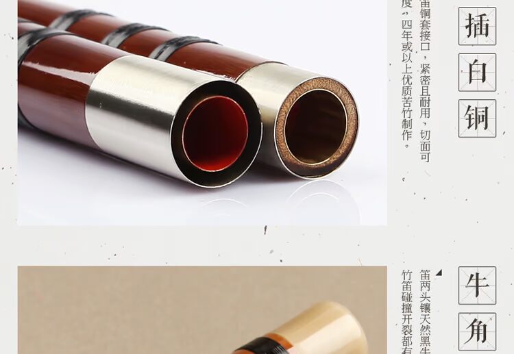 Sáo chính hãng / thử giọng Zhou Linsheng / Dong Shenghua tinh tế chơi sáo đắng / nhạc cụ sáo - Nhạc cụ dân tộc dan ti ba