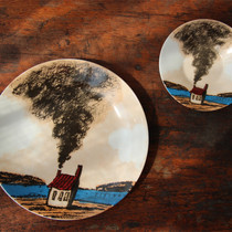 Selçuks windy dishes with a small dish cake and saucer dish.