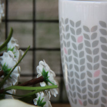 Spring Bud Ceramic Personality Mark Cup Office Juice Cup Water Cup Home Coffee Cup Breakfast for men and women