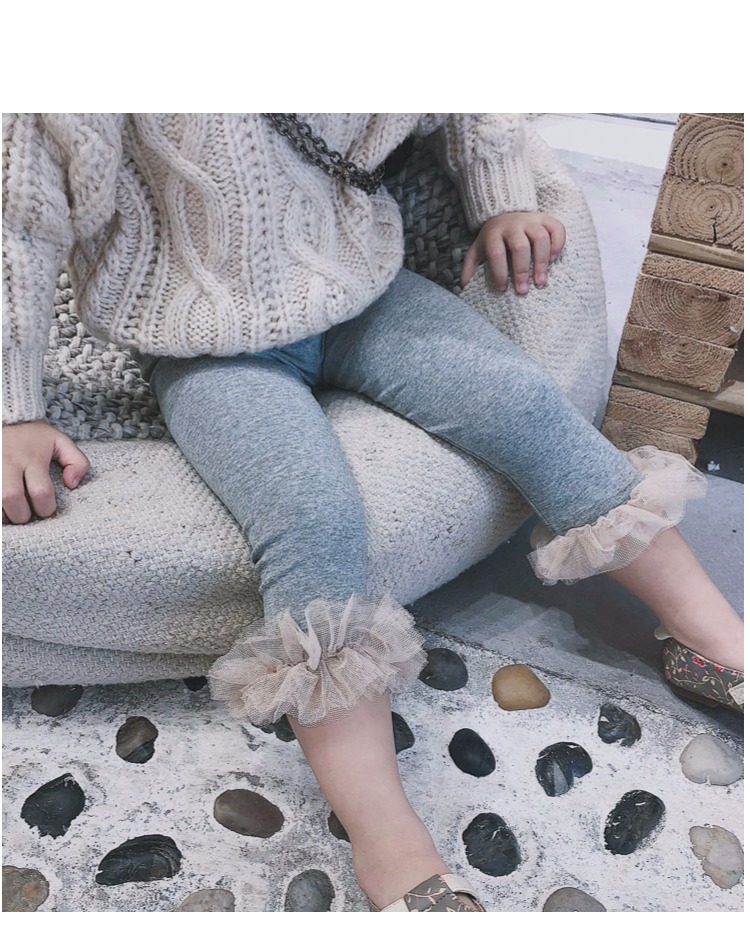 Quần bé gái cộng với quần legging nhung 1-2-3 tuổi 4 bé gái mùa xuân bé gái quần bé bằng vải cotton cho bé xuân hè quần nỉ trẻ em đẹp
