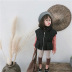 Áo vest cotton trẻ em mùa đông nam nữ mới ngoại khí dày áo vest vai bé gái ấm bánh mì 1-3 tuổi 4 shop thời trang trẻ em Áo ghi lê