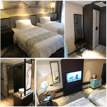 Three-star boutique business hotel into a full set of furniture B & B room standard room customized hotel bed