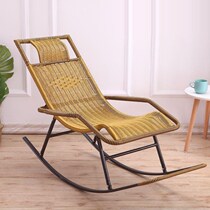 Summer rocking chair Home Rocking Chair Adults Carefree Chairs Seniors Sloth Balcony Leisure Reclining Chair Vine Chair Vine choreography