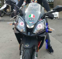 Piaggio Aprilia GPR125-2 motorcycle xenon lamp bifocal lens headlight assembly modified angel eye