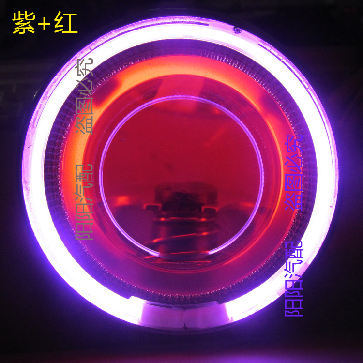Sanyang tuần tra 180ABS đèn pha sửa đổi ống kính thiên thần mắt quỷ mắt Sanyang tuần tra 180 đèn pha Xenon - Đèn HID xe máy đèn pha laser cho xe máy