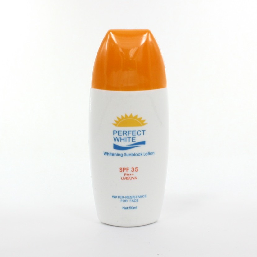 PerfectWhite女秋冬户外全身面部美白保湿控油防晒乳液防晒霜50ml