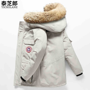 【泰芝郎】韩版冬季连帽羽绒棉服外套