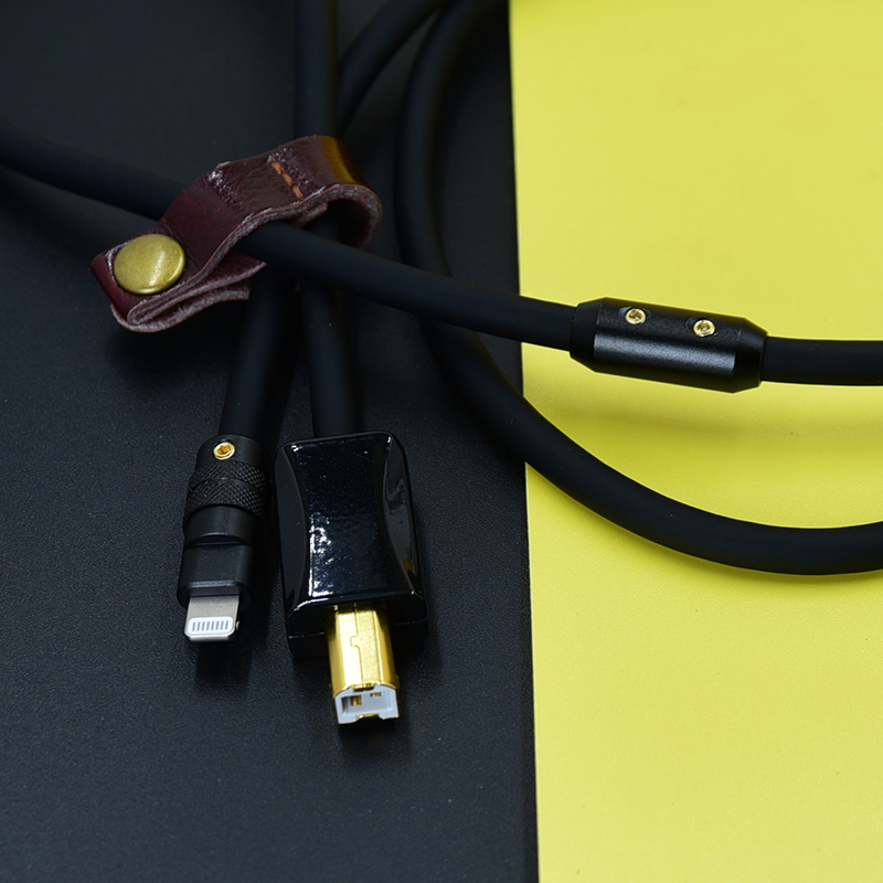 Mobile Phone Otg Decoder Dac Data Connection Cable Lightning to Square Port B Transmission Suitable for Apple Lightning Mobile Phone Otg Decoder Dac Data Connection Cable Lightning to Square Port B Transmission Suitable for Apple Lightning