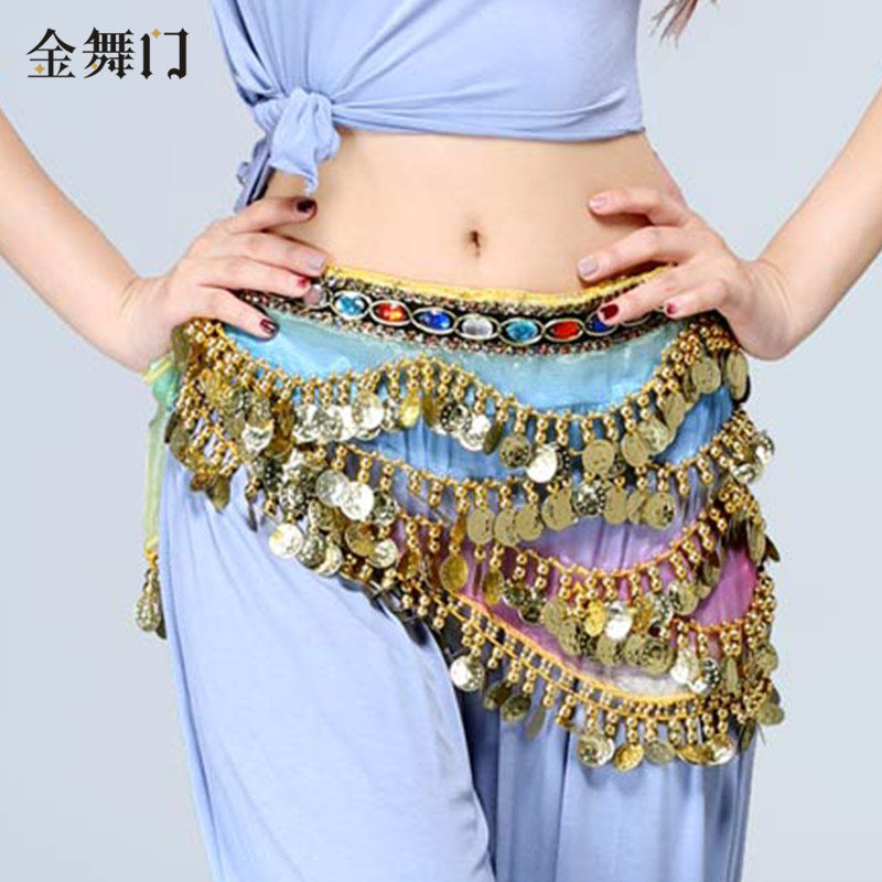 Belly dance and buttocks new Indian dance show waist tie for beginners with overweight overweight and extended waist seal