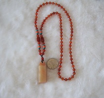 Lao stone tile chapter pendant Seal pendant Necklace pendant Custom name chapter