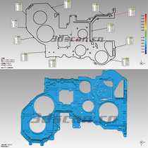 Car mold 3D inspection auto parts reverse design handheld 3D scanner