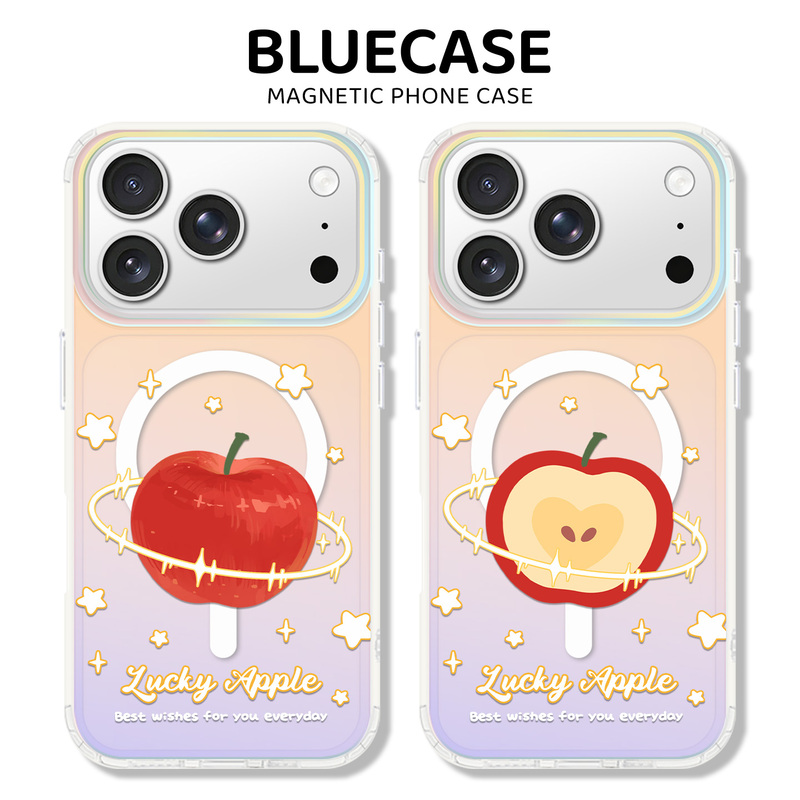 Suitable for Minimalist Red Apple Planet iPhone 17 Pro Max, Apple 16 Pro Max Phone Case, 15 Pro Niche High-End 14 Couple 13 New Model Case 17 Pro Laser Dazzling Gradient Suitable for Minimalist Red Apple Planet iPhone 17 Pro Max, Apple 16 Pro Max Phone Case, 15 Pro Niche High-End 14 Couple 13 New Model Case 17 Pro Laser Dazzling Gradient