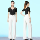 Штаны, высокая талия, свободный крой