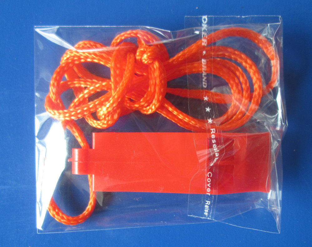 Safe Lifesaver Whistles PP Plastic Field Rescue called Survival Warning Whistle Playground Sports Hints Red