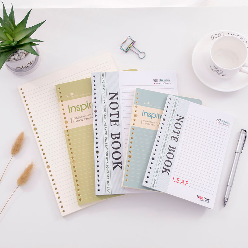 B5 26 holes A5 20 holes loose-leaf core Benko blank crosswire 5mm panes loose-leaf paper loose-leaf tilts
