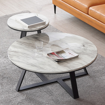 Spot Nordic Living Room Office Marble Simple Coffee Table Side several round Marble Coffee table Small round table Balcony
