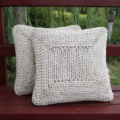 Straw futon square padded cushion chair mat tatami bay window Chinese learning Zen sitting kneeling mat meditation cushion