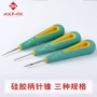 A World Without Carpenter tay chạm khắc da khâu tay bò da Arts cụ diy silicone xử lý dùi dùi một ngàn thông qua hình nón thẳng - Công cụ & vật liệu may DIY thước dây may đồ