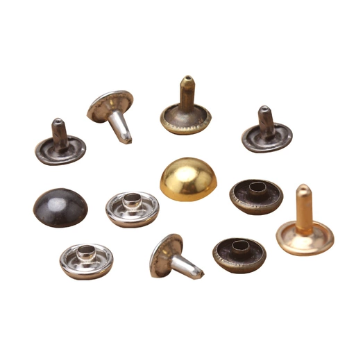 DIY ручная ручная швейная швейная лоскутная кожаная обувь кожа, шляпы, багажные аксессуары аксессуаров с двумя заклепками.