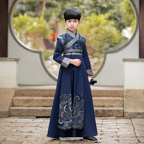Hanfu boys autumn and winter clothes 2022 new childrens costumes Chinese style knight Tang costume ancient style performance Chinese school clothing