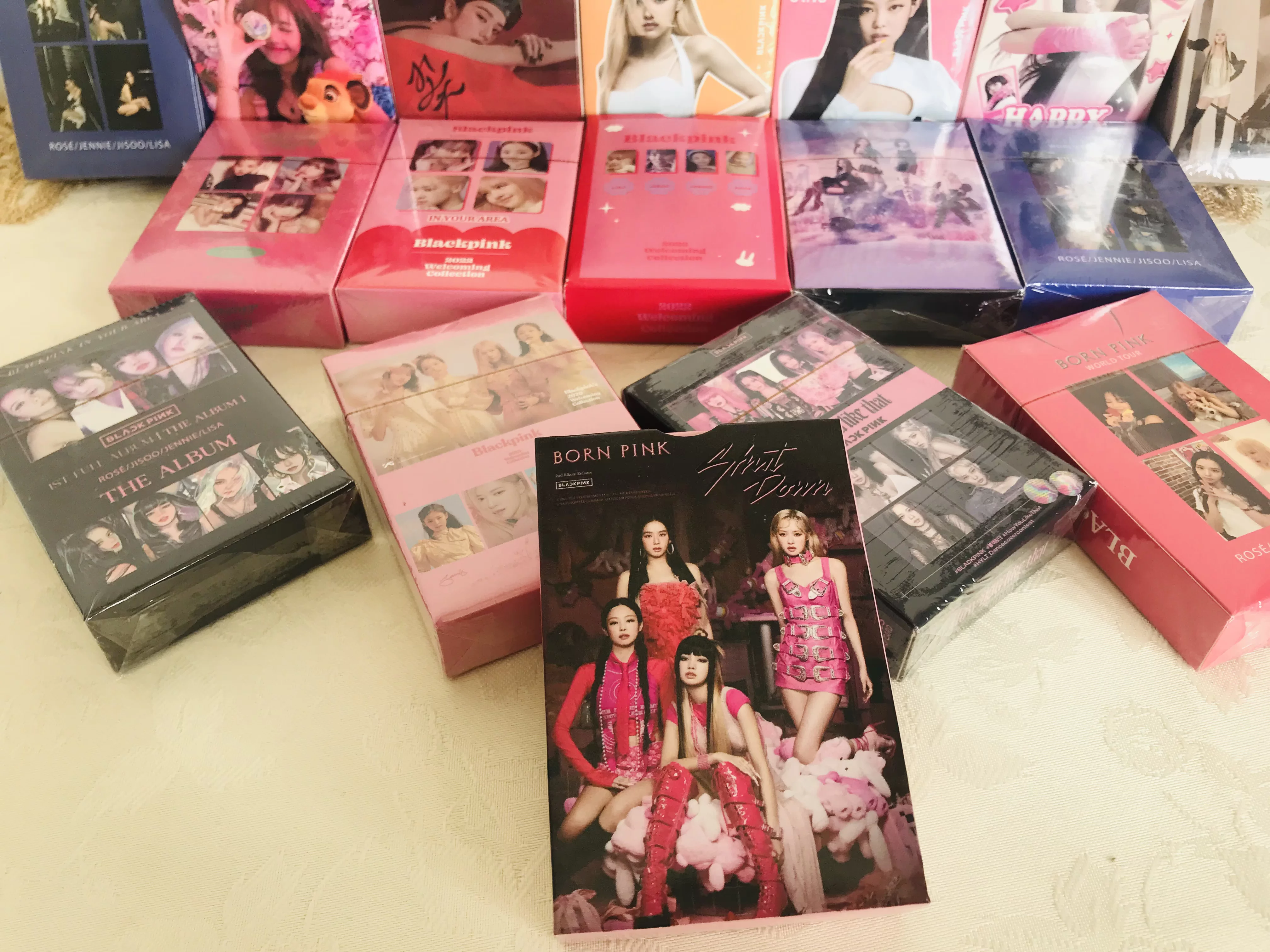 BLACKPINK55 Зханг Фан чернильная BP карта альбом ЛОМО Карта перформанса Лиза открытка Роза периферия