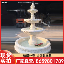 Eurostyle Fountain Sculpture Pendulum garden Decorative Courtyard Creative Villa fishing pool Indoor outer cycle flowing water Landscape