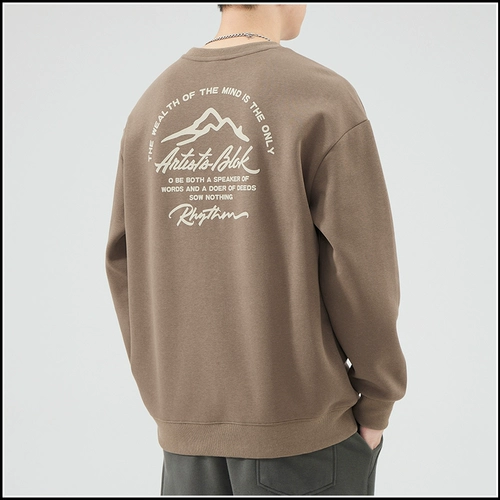 Демисезонная толстовка, лонгслив, мужская приятная телу футболка для отдыха, в американском стиле