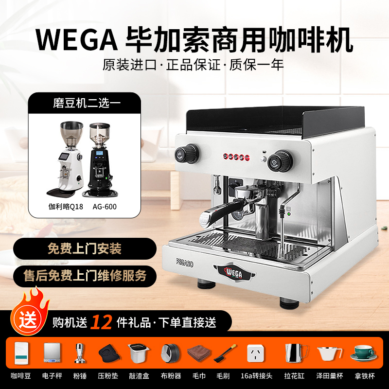 Wega Pegaso Picasso Coffee Machine Double-Head E61 Professional Italian Semi-Automatic High-Cup Electric Extraction Commercial Use