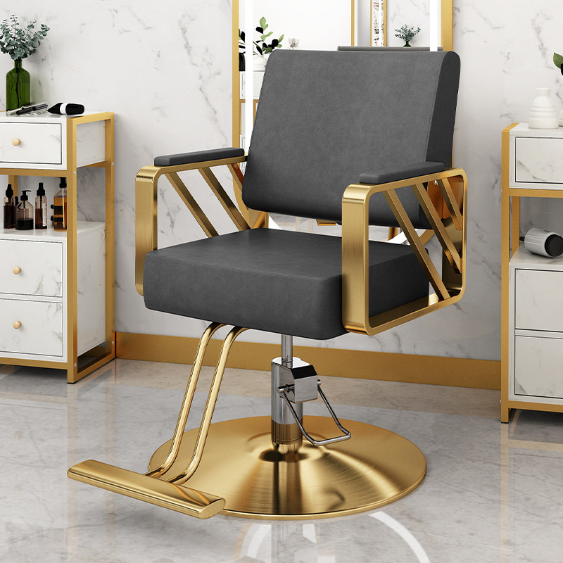 Hairdresser Barber Chair Barber Shop Chair Salon Special Hair Chair Stool Net Red Lift can put upside down Hair Cutting Chair