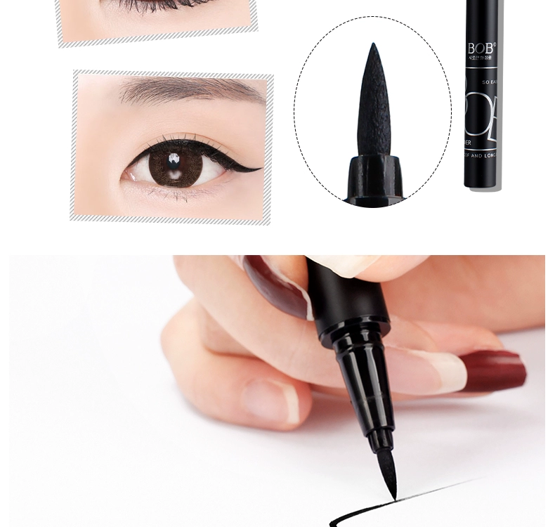 Tmall chính hãng BOB Yuemei bút kẻ mắt bút kẻ mắt bút chống thấm nước và mồ hôi không dễ bị nhòe - Bút kẻ mắt