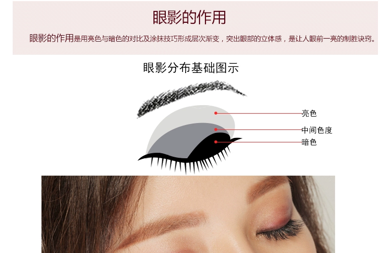 Tmall đích thực! / Bộ trang điểm BOB cho người mới bắt đầu Bộ hoàn chỉnh gồm 3 bút kẻ mắt + mascara + phấn mắt 5 màu phấn phủ geo