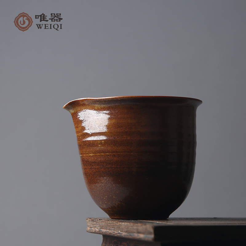 Green porcelain qigong fu tea with pure handmade fair cup tea sea sub-tea ware straw wood grey glazed tea road spare parts