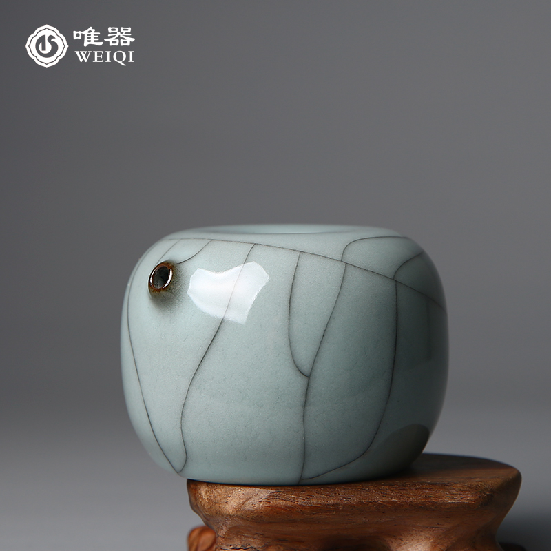 Green Porcelain Master Playwery Pure Handmade Art of the Gothic Kiln Iron Fetal Water Drop Ink Stone Drip collection to play