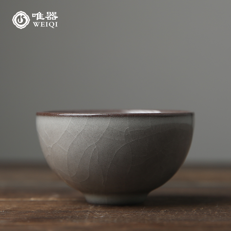 Ceramic Hongzhenhua handmade cup ceramic cup kou kiln kiln to change the owner cup of small tea lap cup